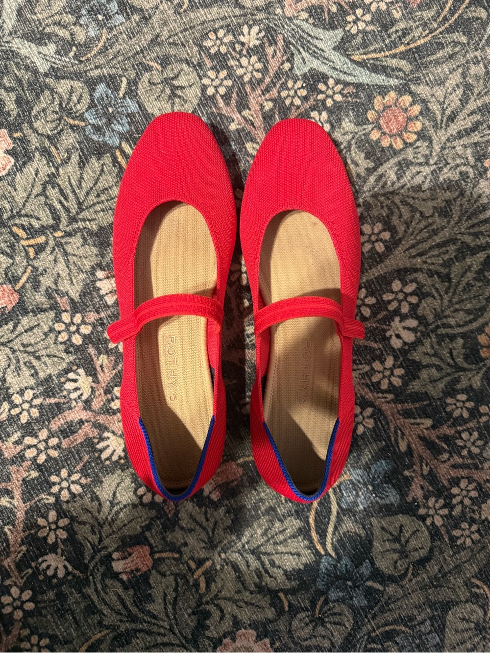 Rothy’s Mary Jane Flats - bright red